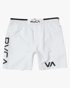 RVCA 17" GRAPPLER SHORTS White New