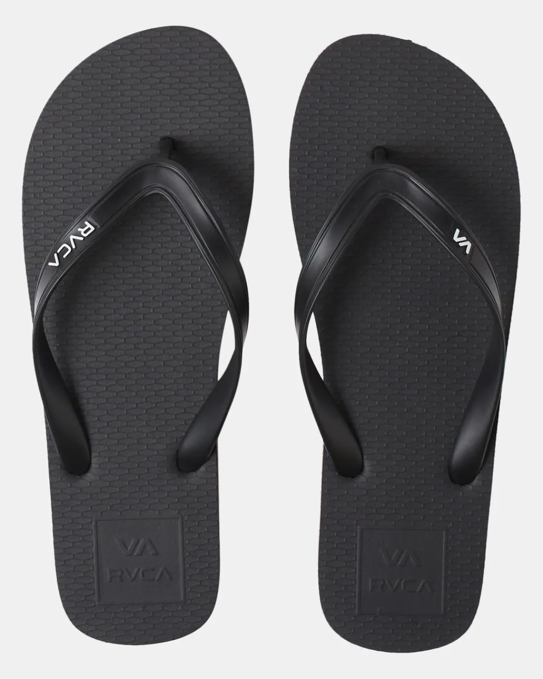 RVCA ALL THE WAY FLIP FLOPS Black Sale