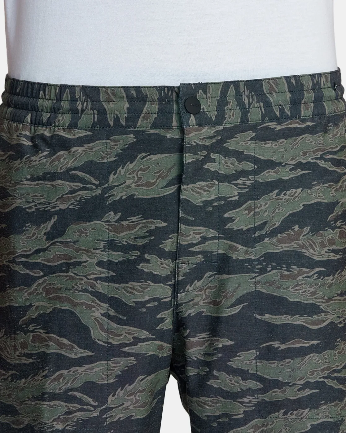 RVCA ALL TIME HEMP HYBRID 19" SHORTS Tiger Camo Clearance