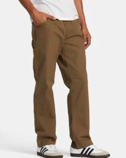 RVCA AMERICANA CARPENTER PANTS Wood Discount