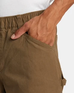 RVCA AMERICANA CARPENTER PANTS Wood Discount