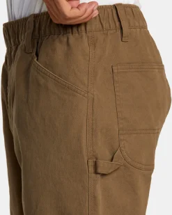 RVCA AMERICANA CARPENTER PANTS Wood Discount