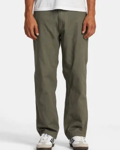 RVCA AMERICANA CHINOS Olive Sale