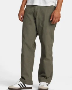 RVCA AMERICANA CHINOS Olive Sale
