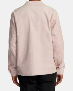 RVCA AMERICANA CORDUROY OVERSHIRT Pale Mauve New