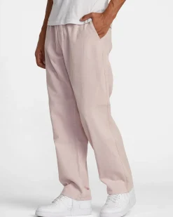 RVCA AMERICANA ELASTIC WAIST CORD PANTS Pale Mauve
