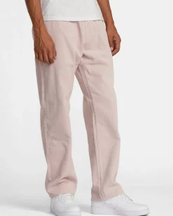 RVCA AMERICANA ELASTIC WAIST CORD PANTS Pale Mauve