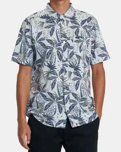 RVCA ANYTIME SHORT SLEEVE SHIRT Metal Clearance