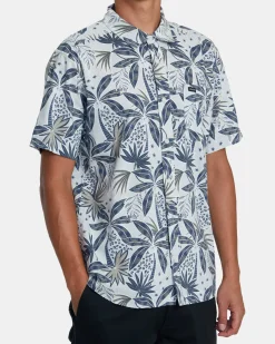 RVCA ANYTIME SHORT SLEEVE SHIRT Metal Clearance