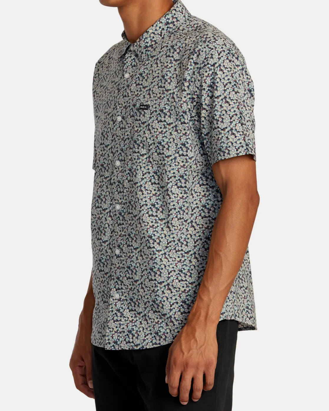 RVCA ANYTIME SHORT SLEEVE SHIRT Green Haze Sale