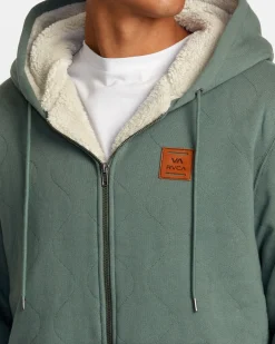 RVCA ARROW ZIP HOODIE Jade