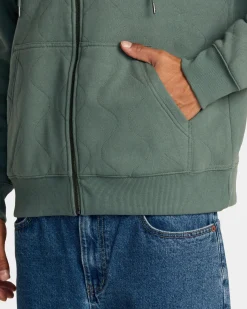 RVCA ARROW ZIP HOODIE Jade