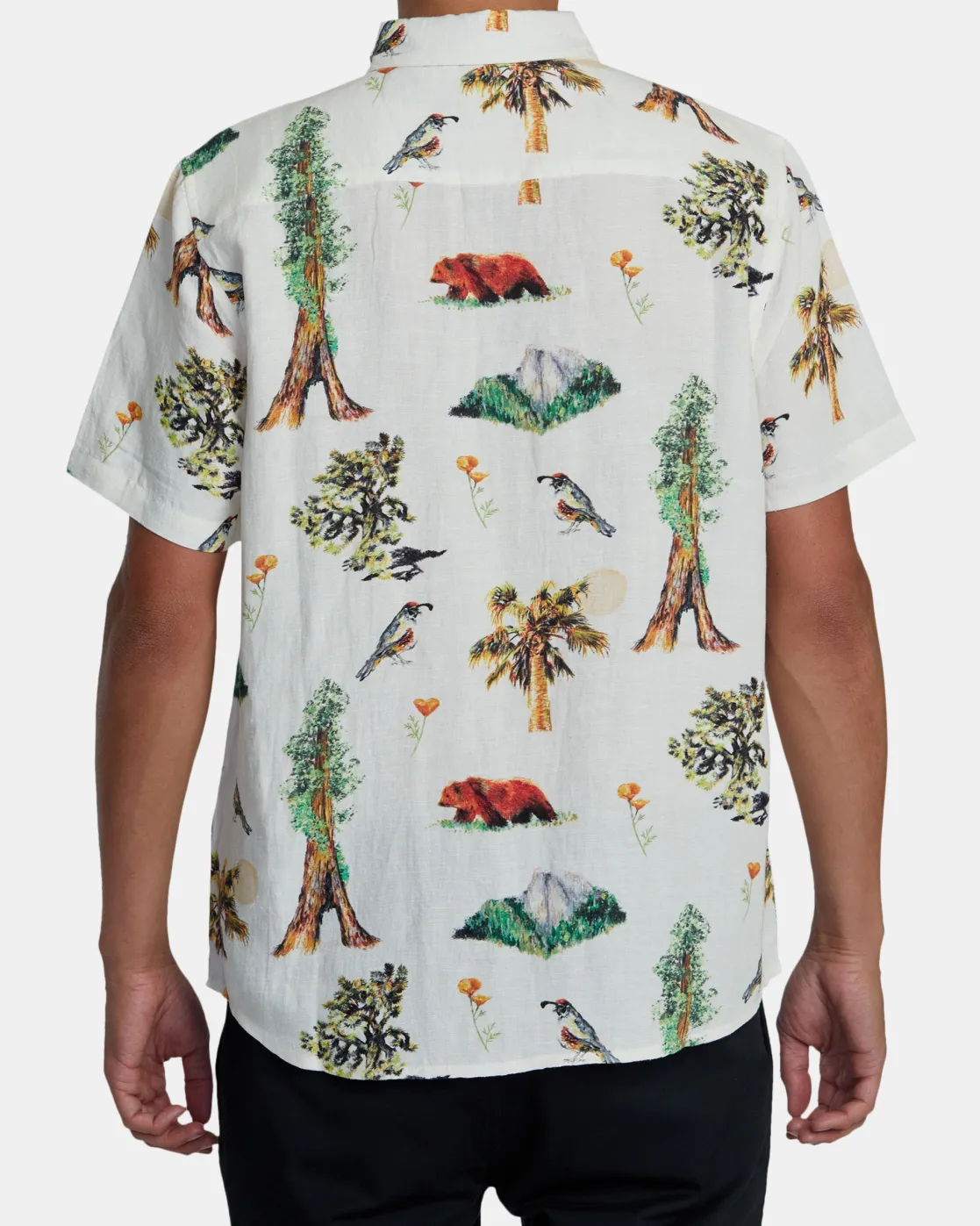 RVCA ARTIFACTS SHORT SLEEVE SHIRT Vanilla Hot
