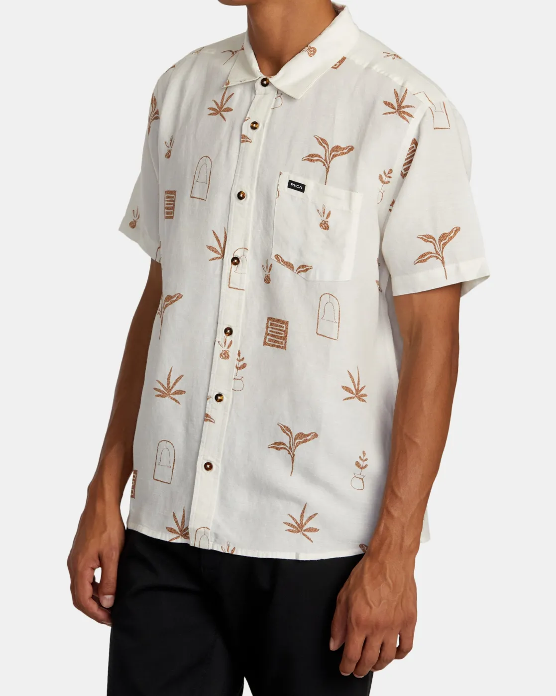 RVCA ARTIFACTS SHORT SLEEVE SHIRT Ecru Online