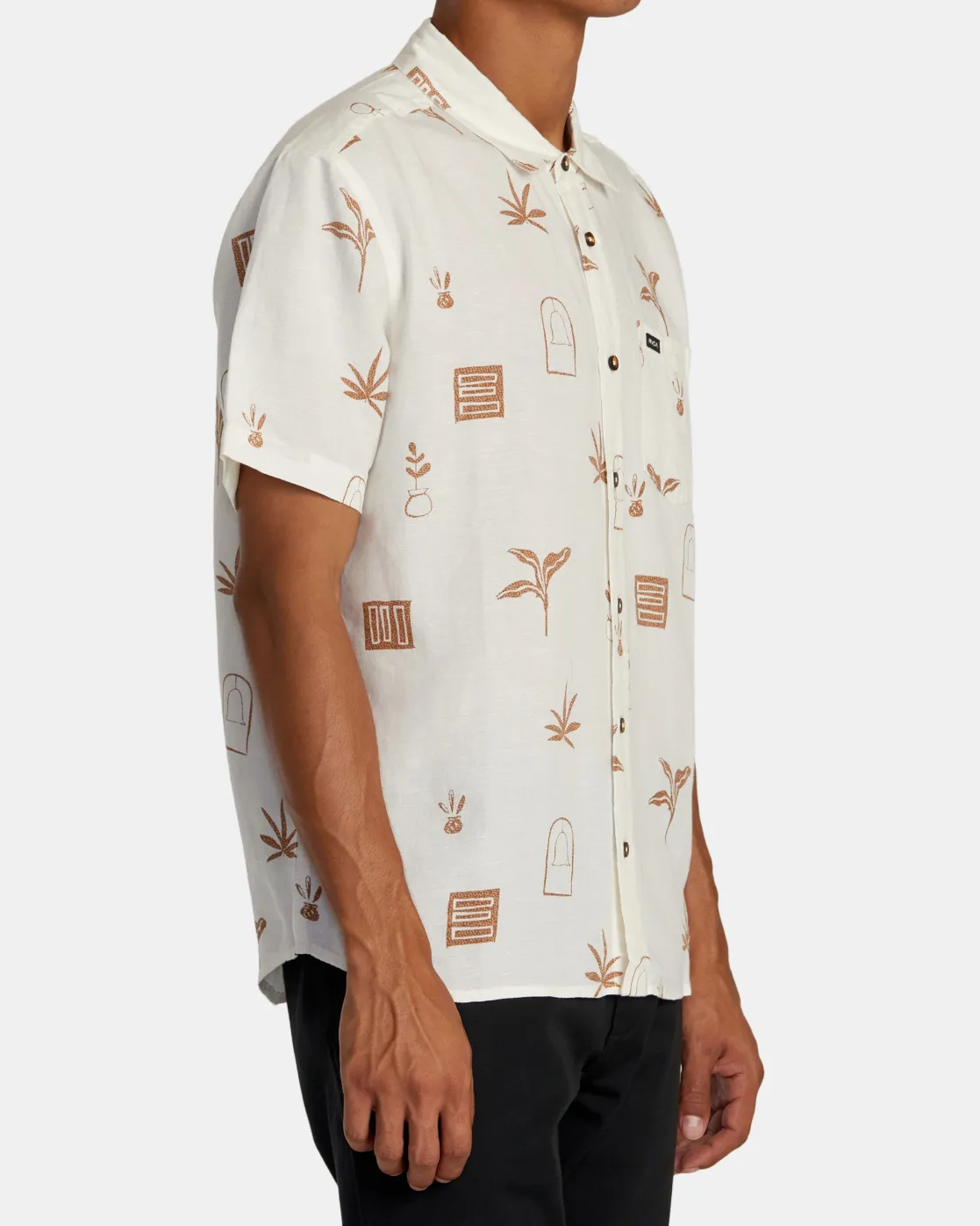 RVCA ARTIFACTS SHORT SLEEVE SHIRT Ecru Online