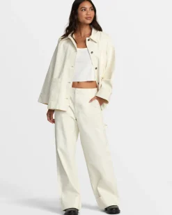 RVCA BACK BAY RELAXED FIT PANTS Latte Best