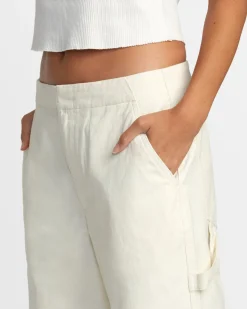 RVCA BACK BAY RELAXED FIT PANTS Latte Best
