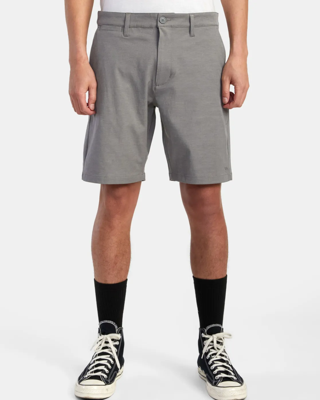 RVCA BACK IN HYBRID 19" SHORTS Athletic Heather