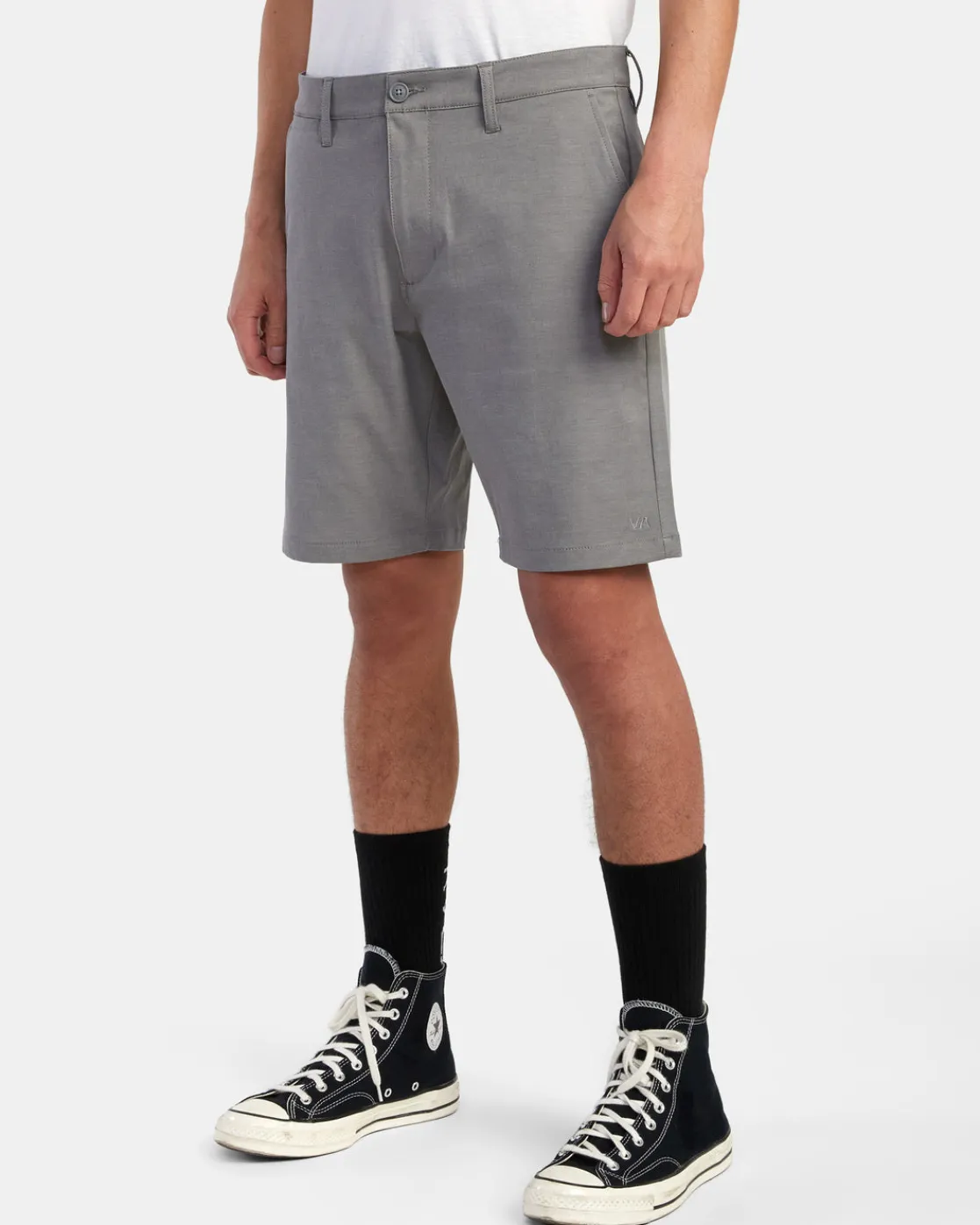 RVCA BACK IN HYBRID 19" SHORTS Athletic Heather