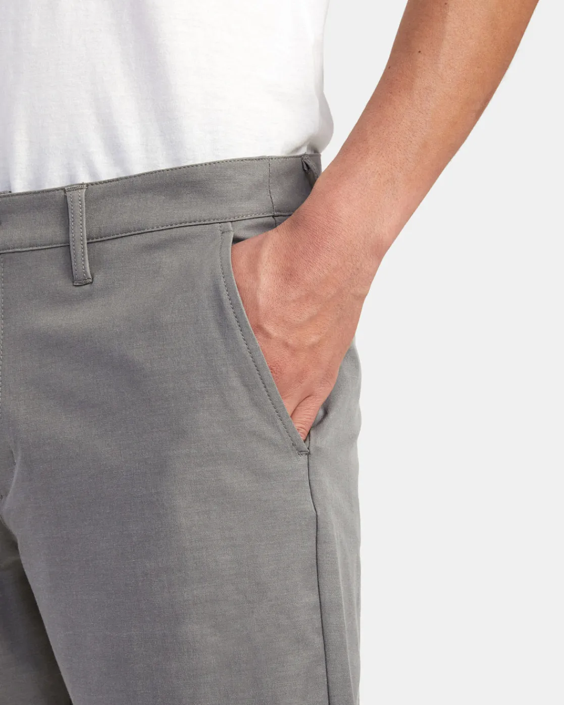 RVCA BACK IN HYBRID 19" SHORTS Athletic Heather