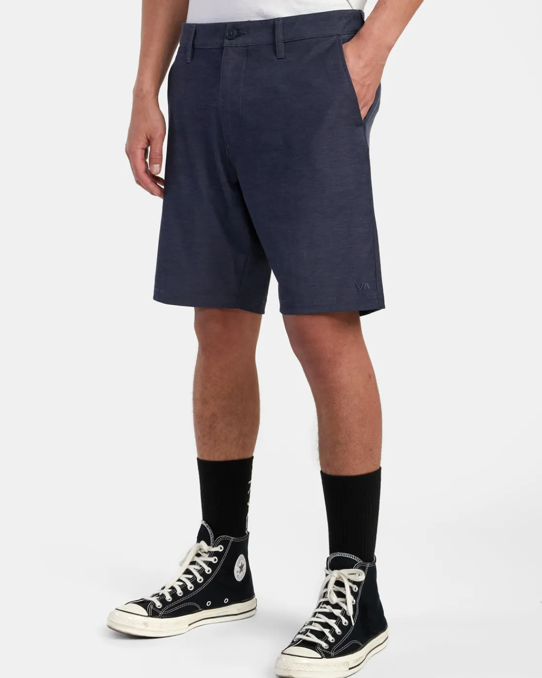 RVCA BACK IN HYBRID 19" SHORTS Denim Heather Outlet