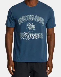RVCA BALANCE RAIDER SPORT TECH TEE Petrol Blue Outlet