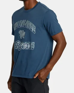 RVCA BALANCE RAIDER SPORT TECH TEE Petrol Blue Outlet