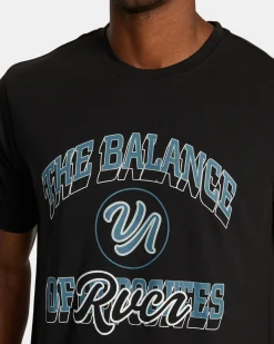 RVCA BALANCE RAIDER SPORT TECH TEE Black Discount
