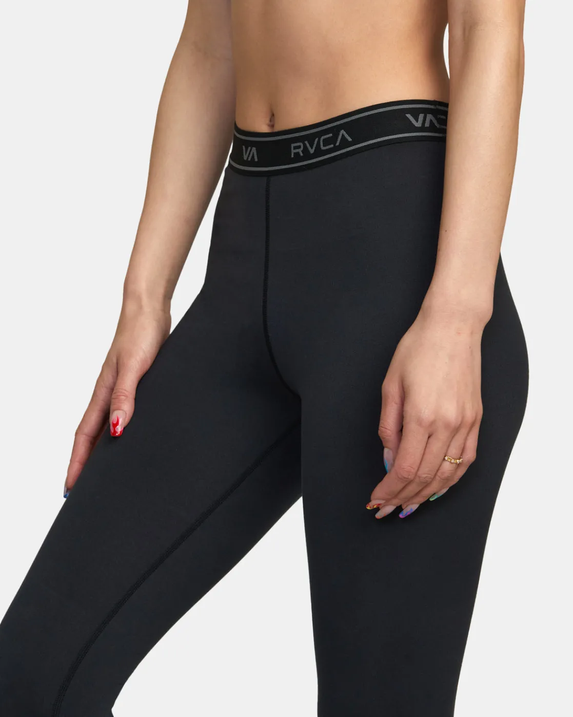 RVCA BASE WORKOUT LEGGINGS Black Sale
