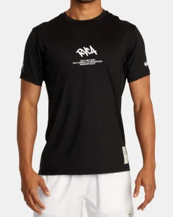 RVCA BEDWIN X STASH VENT TEE Black