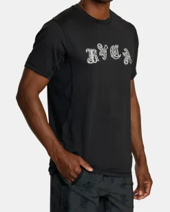 RVCA BENJAMIN JEANJEAN SPORT VENT TEE Black New