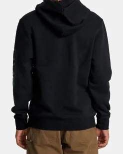 RVCA BIG LABEL HOODIE Black