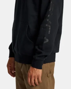 RVCA BIG LABEL HOODIE Black