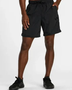 RVCA BIG LOUNGER ZIP OFF JOGGERS Black Hot