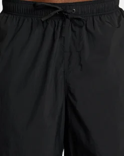 RVCA BIG LOUNGER ZIP OFF JOGGERS Black Hot