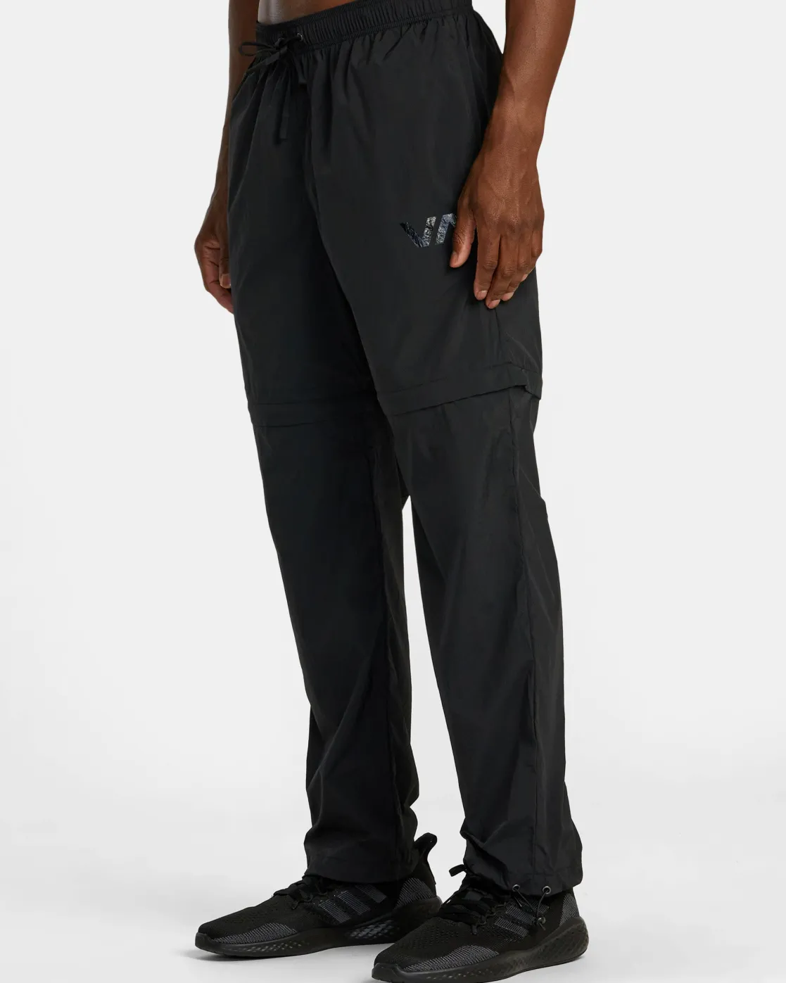 RVCA BIG LOUNGER ZIP OFF JOGGERS Black Hot