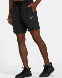 RVCA BIG LOUNGER ZIP OFF JOGGERS Black Hot