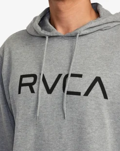 RVCA BIG HOODIE Athletic Heather Hot