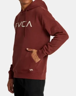 RVCA BIG HOODIE Red Earth New