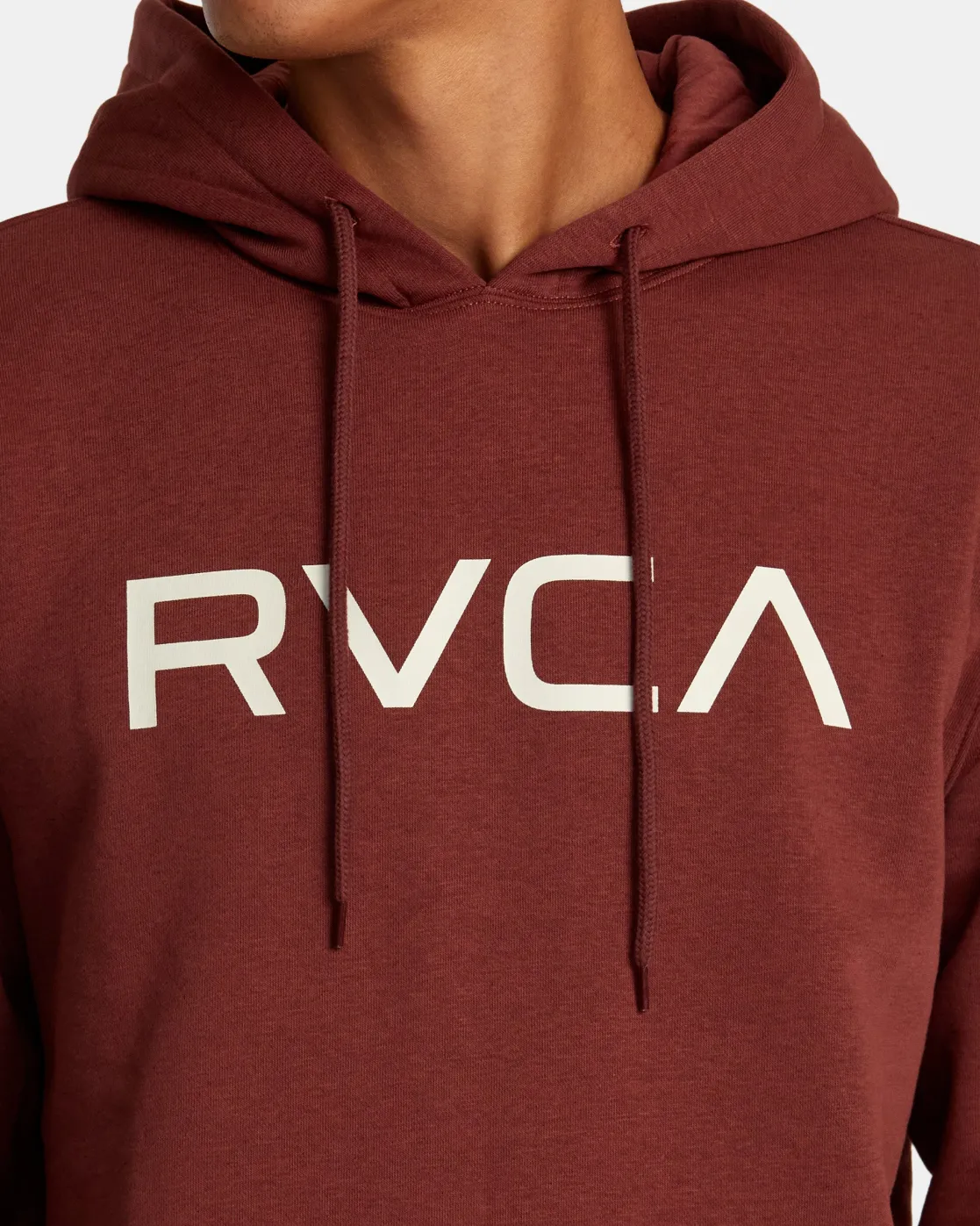 RVCA BIG HOODIE Red Earth New