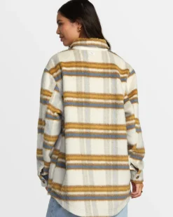 RVCA BIRDIE SHACKET Latte