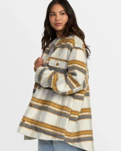 RVCA BIRDIE SHACKET Latte