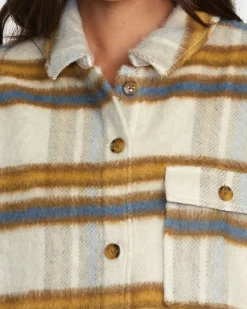 RVCA BIRDIE SHACKET Latte