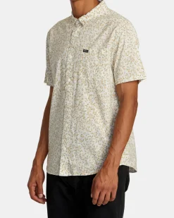 RVCA BOTANICAL SHORT SLEEVE SHIRT Natural Outlet