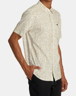 RVCA BOTANICAL SHORT SLEEVE SHIRT Natural Outlet