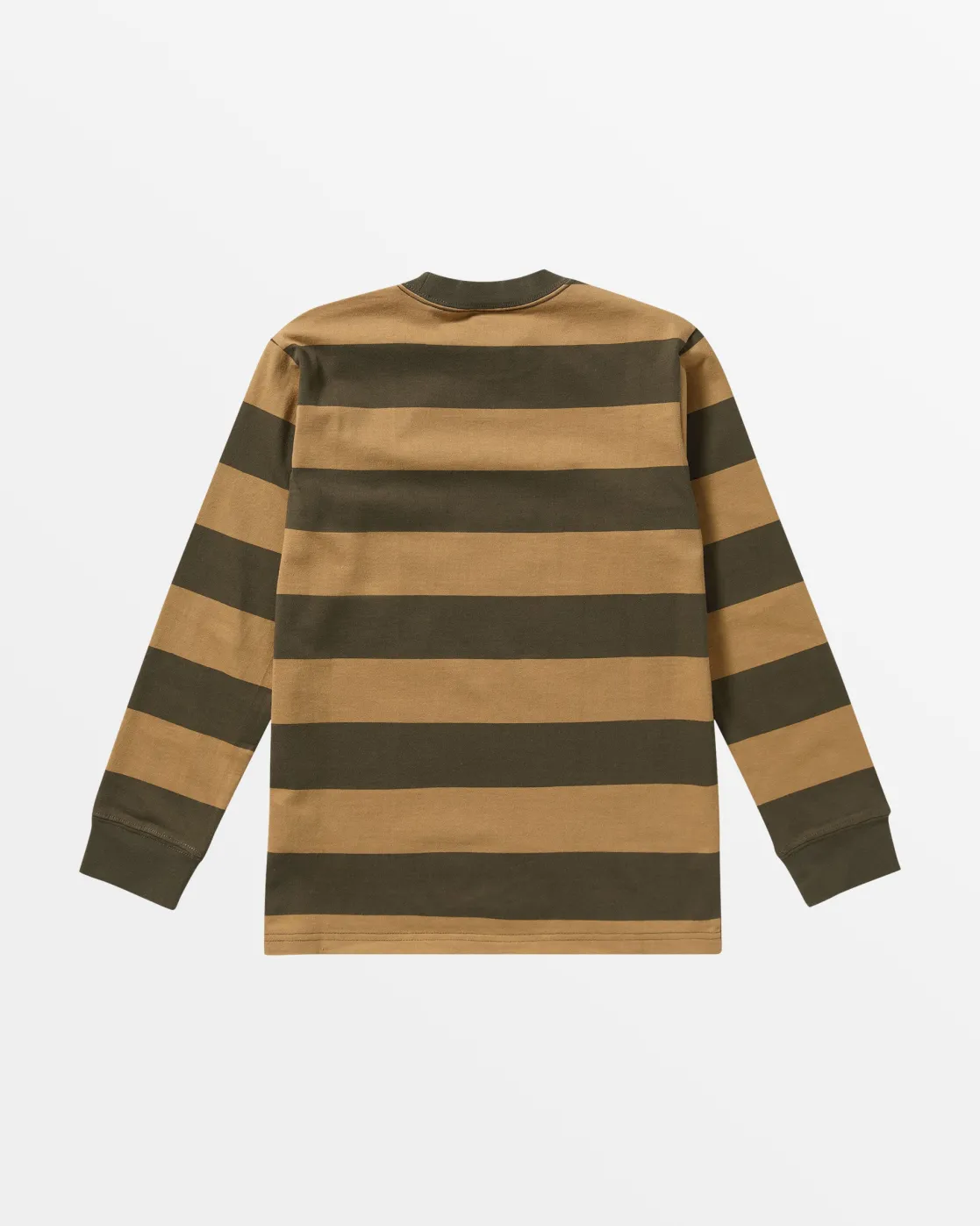 RVCA BOYS CHAINMAIL STRIPE LONG SLEEVE TEE Camel Hot