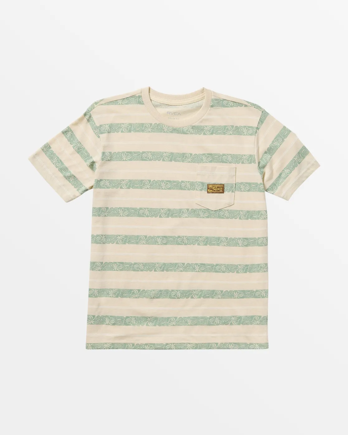 RVCA BOYS EXOTICA CREW TEE Latte Clearance