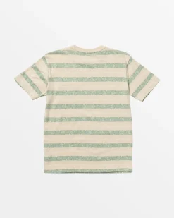 RVCA BOYS EXOTICA CREW TEE Latte Clearance