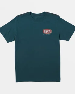 RVCA BOYS FLIGHT PATH TEE Duck Blue Clearance