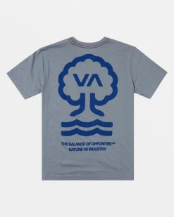 RVCA BOYS ICONOGRAPHIC TEE Flint Stone New